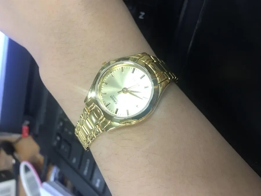 Khách hàng review Đồng hồ CASIO Timeless 25 mm Nữ LTP-1275G-9ADF 1