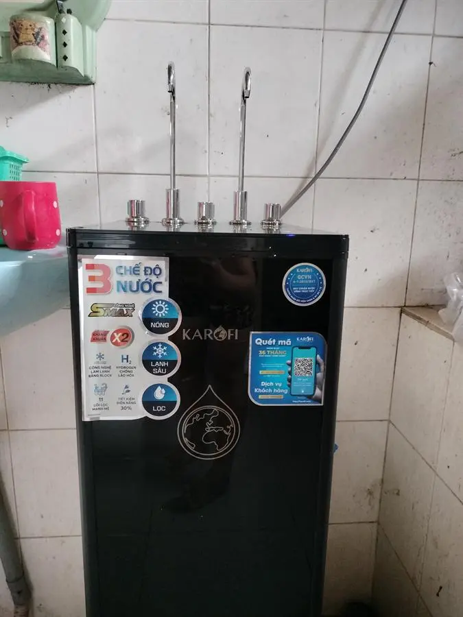 Khách hàng review Máy lọc nước RO nóng nguội lạnh Hydrogen Karofi KAD-D66 11 lõi 41