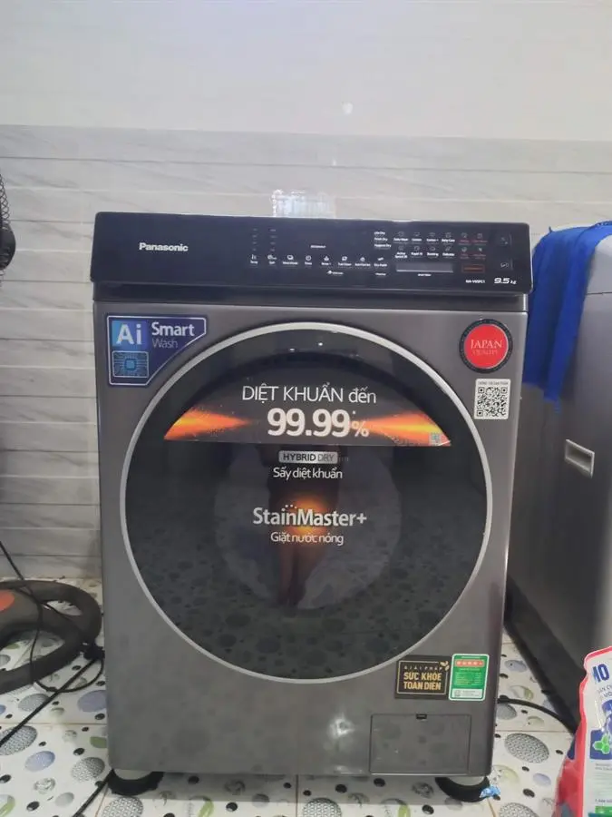 Khách hàng review Máy giặt Panasonic Inverter giặt 9.5 kg - sấy tiện ích 2 kg NA-V95FC1LVT 42