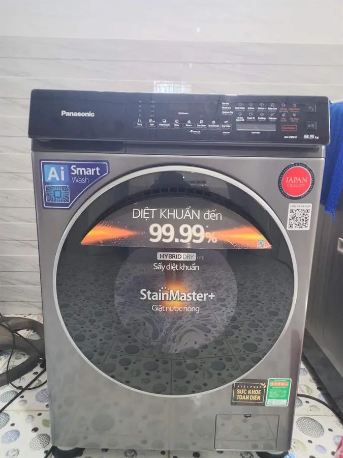 Khách hàng review Máy giặt Panasonic Inverter giặt 9.5 kg - sấy tiện ích 2 kg NA-V95FC1LVT 44