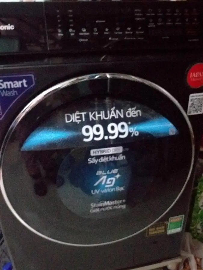 Khách hàng review Máy giặt Panasonic Inverter giặt 9.5 kg - sấy tiện ích 2 kg NA-V95FR1BVT 10