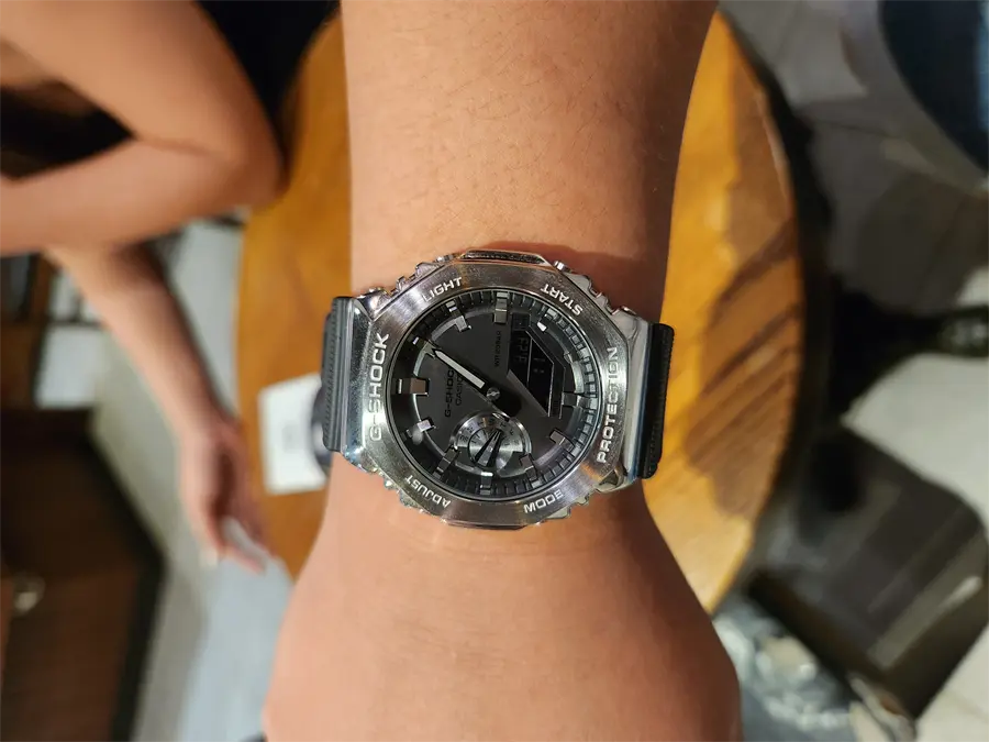 Khách hàng review Đồng hồ G-SHOCK 2100 45.4 mm Nam GM-2100-1ADR 7