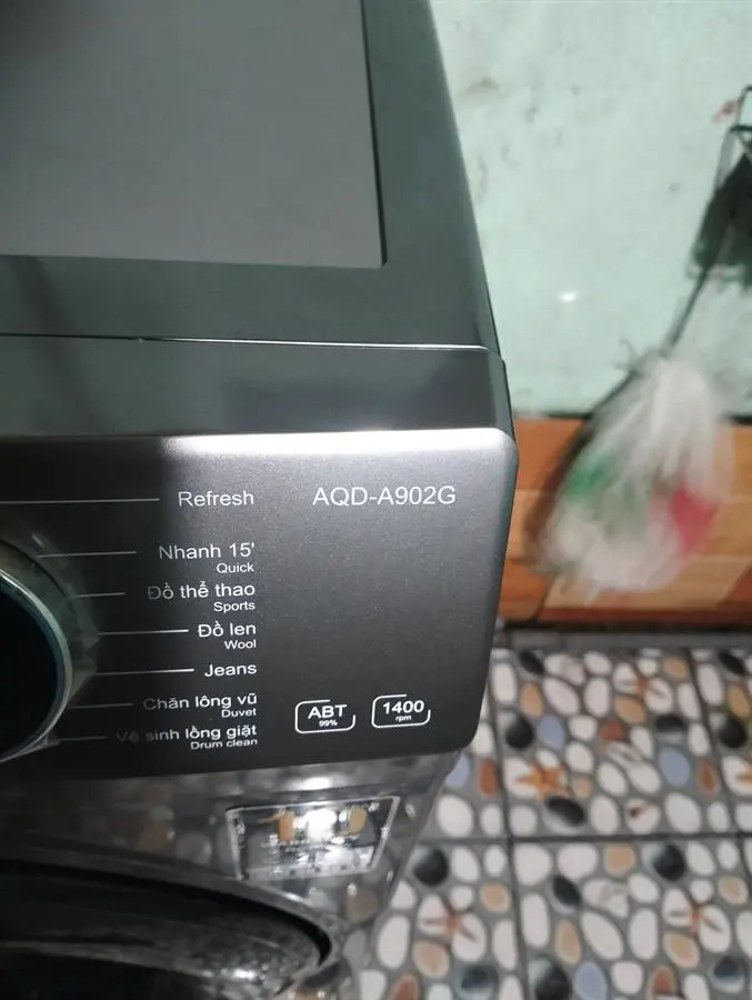 Khách hàng review Máy giặt Aqua Inverter 9 kg AQD-A902G S 15
