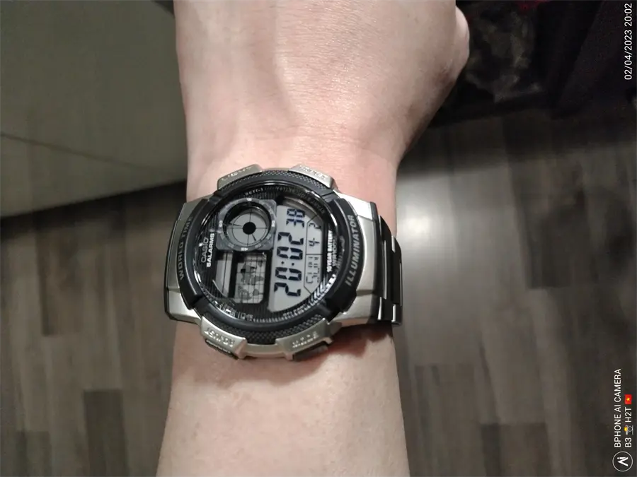 Khách hàng review Đồng hồ CASIO 43.5 mm Nam AE-1000WD-1AVDF 2