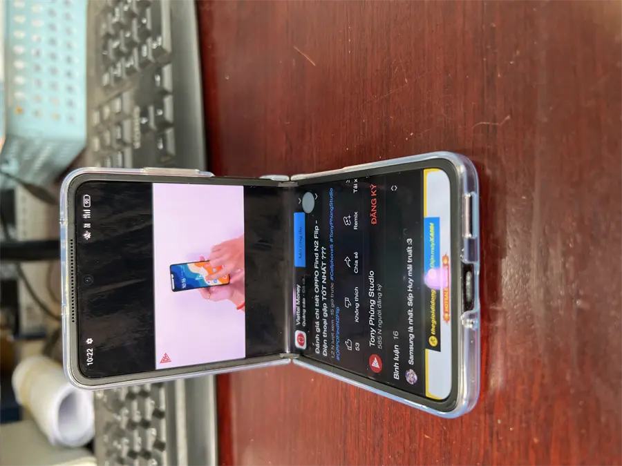 Khách hàng review Điện thoại OPPO Find N2 Flip 5G 8GB/256GB 6