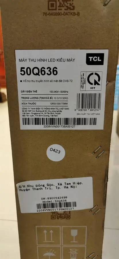 Khách hàng review Google Tivi QLED TCL 4K 50 inch 50Q636 3