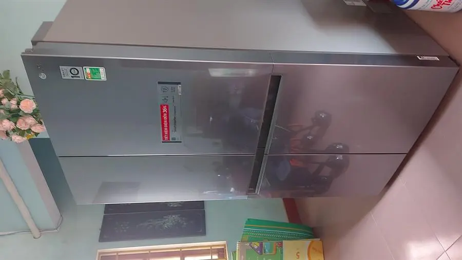Khách hàng review Tủ lạnh LG Inverter 649 Lít GR-B257JDS 8