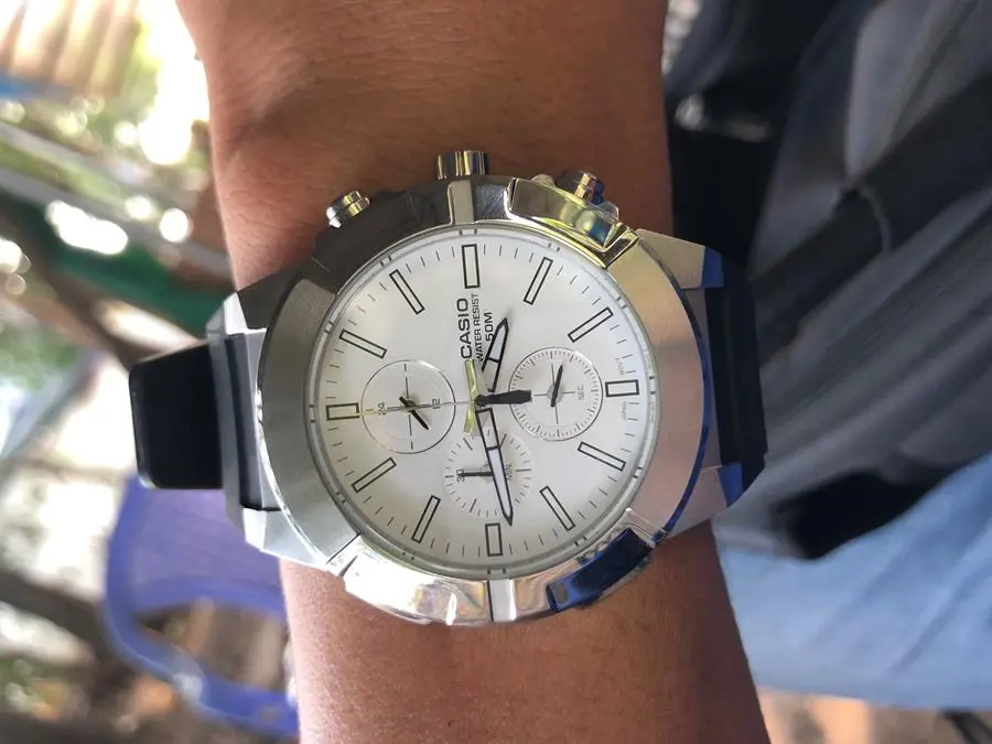 Khách hàng review Đồng hồ CASIO Timeless 44 mm Nam MTP-E501-7AVDF 1