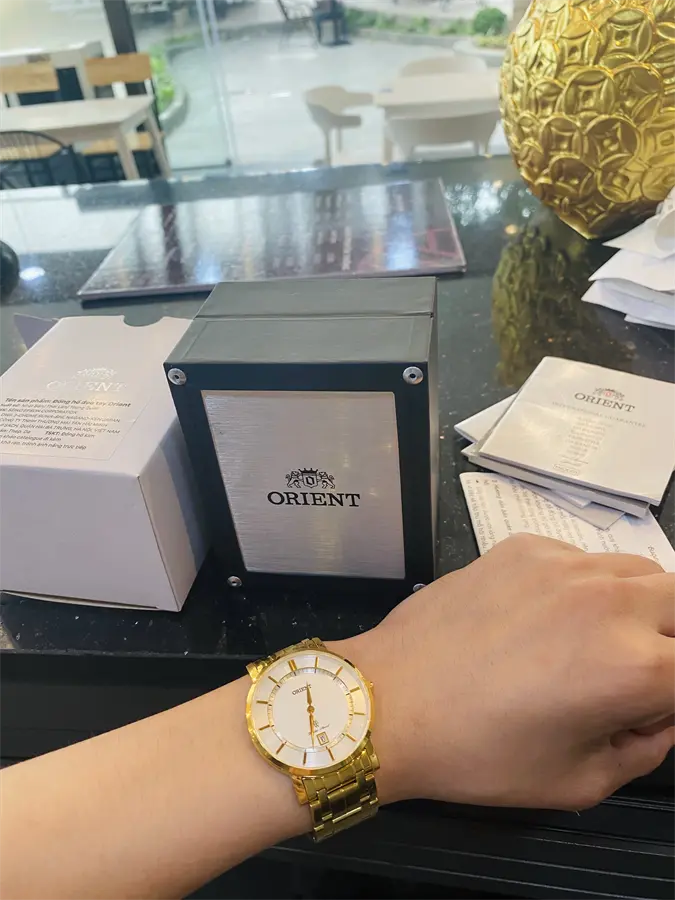 Khách hàng review Đồng hồ ORIENT 38 mm Nam FGW01001W0 3