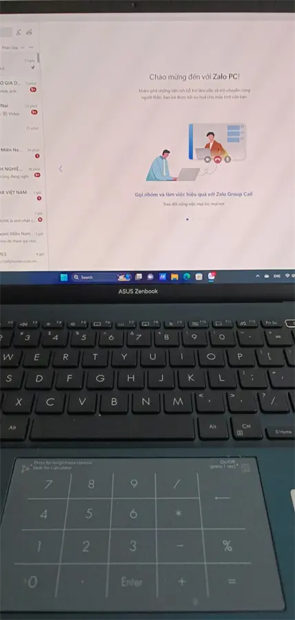 Khách hàng review Laptop Asus Zenbook 14 OLED UX3402ZA i7 1260P/16GB/512GB/Cáp/Win11 (KM221W) 1