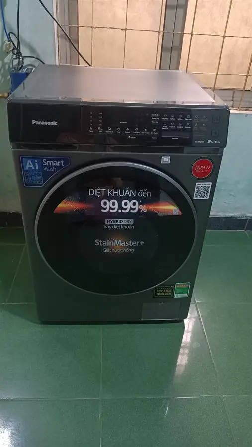 Khách hàng review Máy giặt sấy Panasonic Inverter giặt 9 kg - sấy 6 kg NA-S96FC1LVT 3