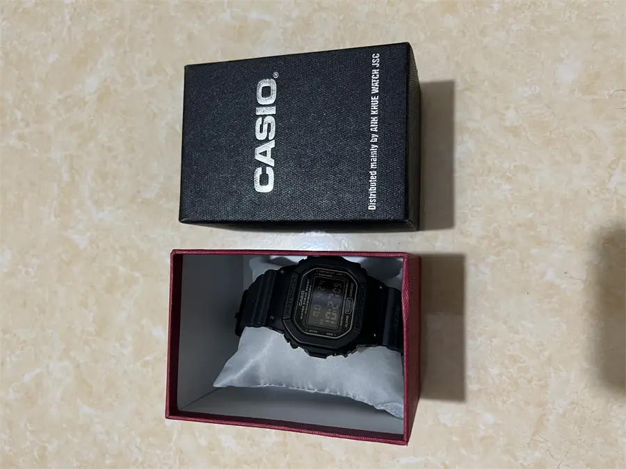 Khách hàng review Đồng hồ G-SHOCK 5600 43.5 mm Nam DW-5600MS-1DR 5
