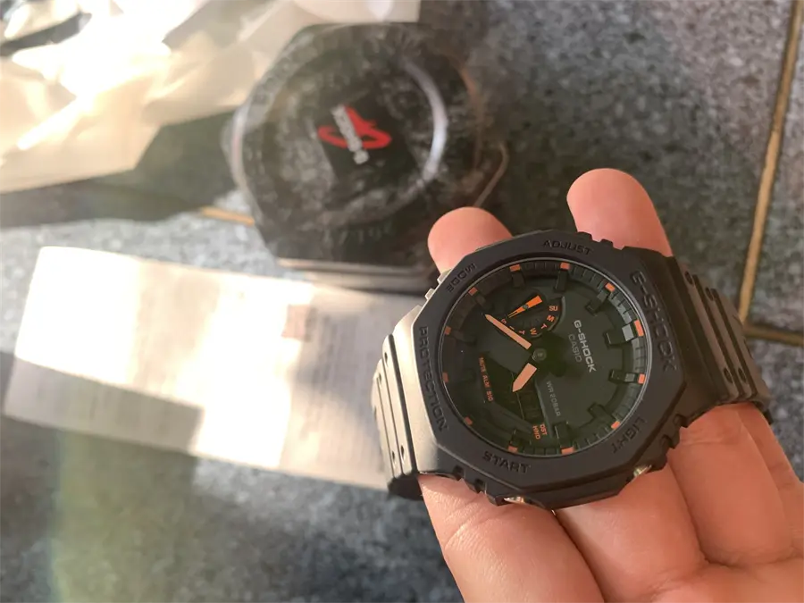 Khách hàng review Đồng hồ G-Shock 2100 45.4 mm Nam GA-2100-1A4DR 1