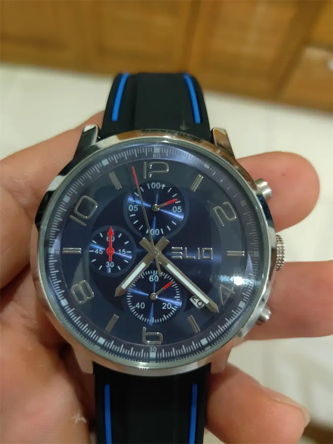 Khách hàng review Đồng hồ ELIO 42.5 mm Nam EP002-01 3