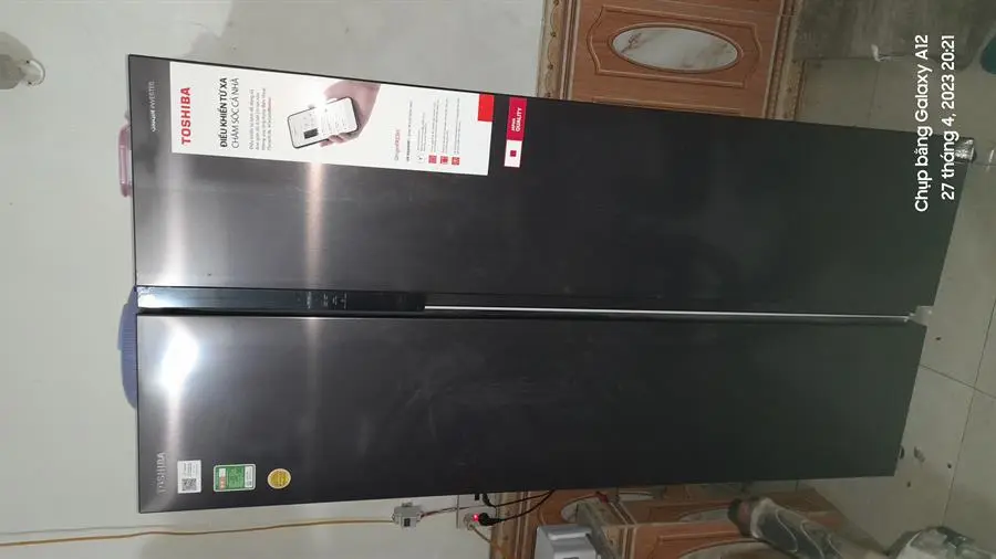 Khách hàng review Tủ lạnh Toshiba Inverter 460 lít Side By Side GR-RS600WI-PMV(37)-SG 25