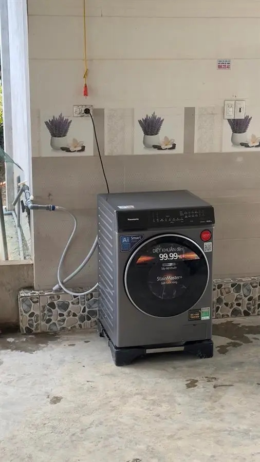 Khách hàng review Máy giặt Panasonic Inverter giặt 10.5 kg - sấy tiện ích 2 kg NA-V105FC1LV 35