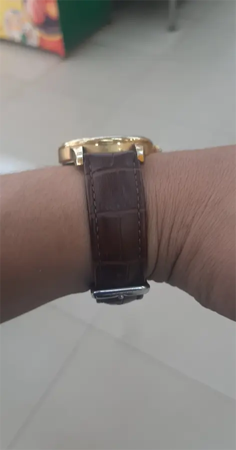 Khách hàng review Dây da đồng hồ 20mm LS039 Nâu 1