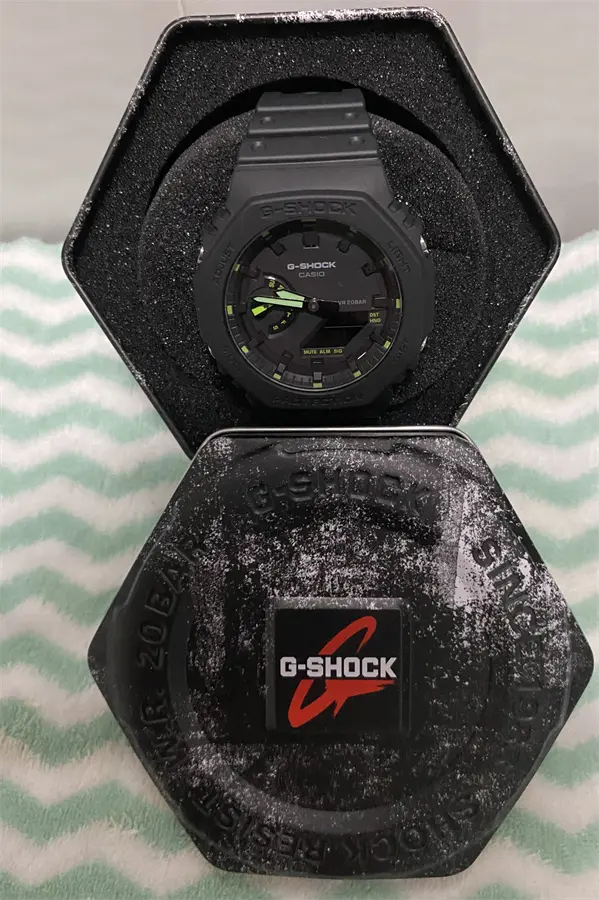 Khách hàng review Đồng hồ G-Shock 2100 45.4 mm Nam GA-2100-1A3DR 1