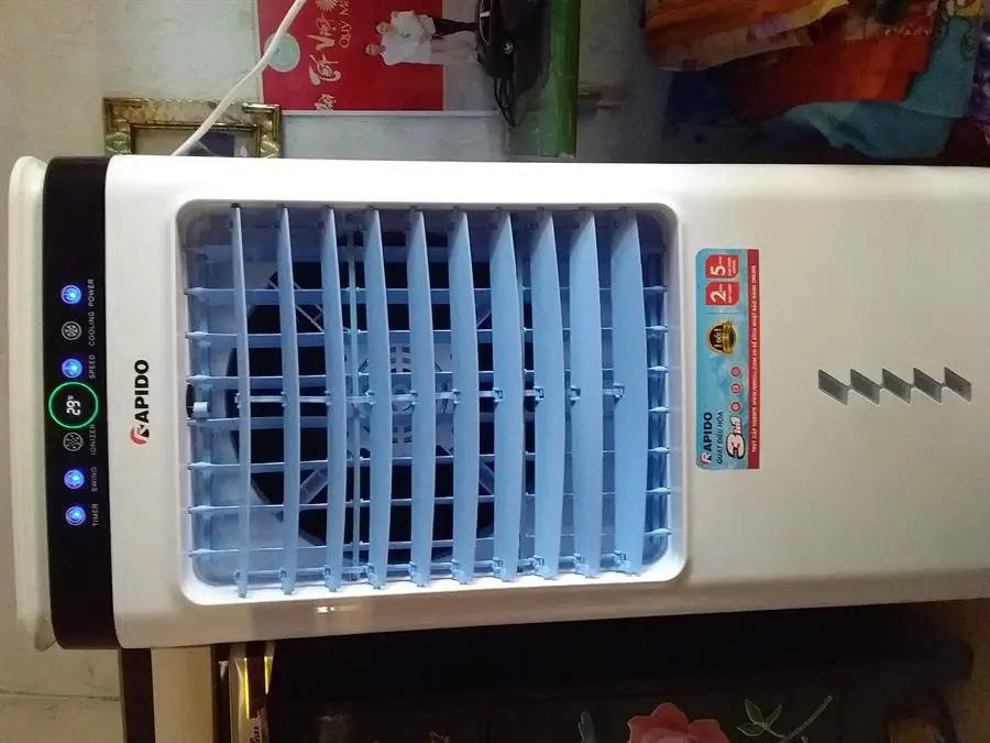 Khách hàng review Quạt điều hòa Rapido 6000D 80W 30