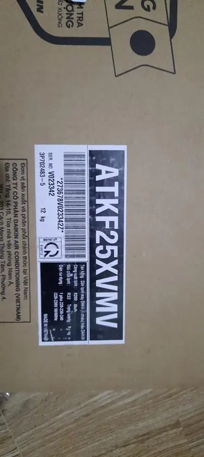 Khách hàng review Máy lạnh Daikin Inverter 1 HP ATKF25XVMV 66