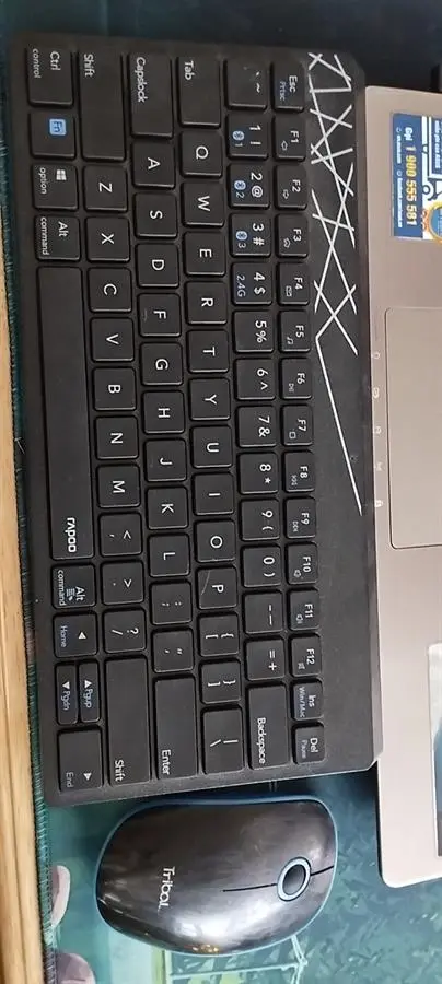 Khách hàng review Bộ Bàn Phím Chuột Không Dây Bluetooth Rapoo 8000M 2