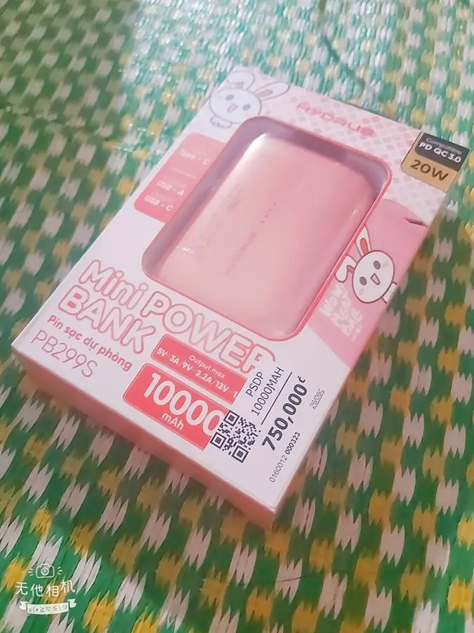 Khách hàng review Pin sạc dự phòng 10000mAh Type C PD QC3.0 20W Hydrus PB299S 2