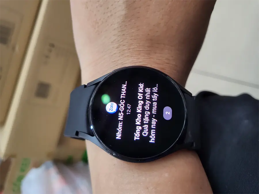 Khách hàng review Đồng hồ thông minh Samsung Galaxy Watch4 40mm 5