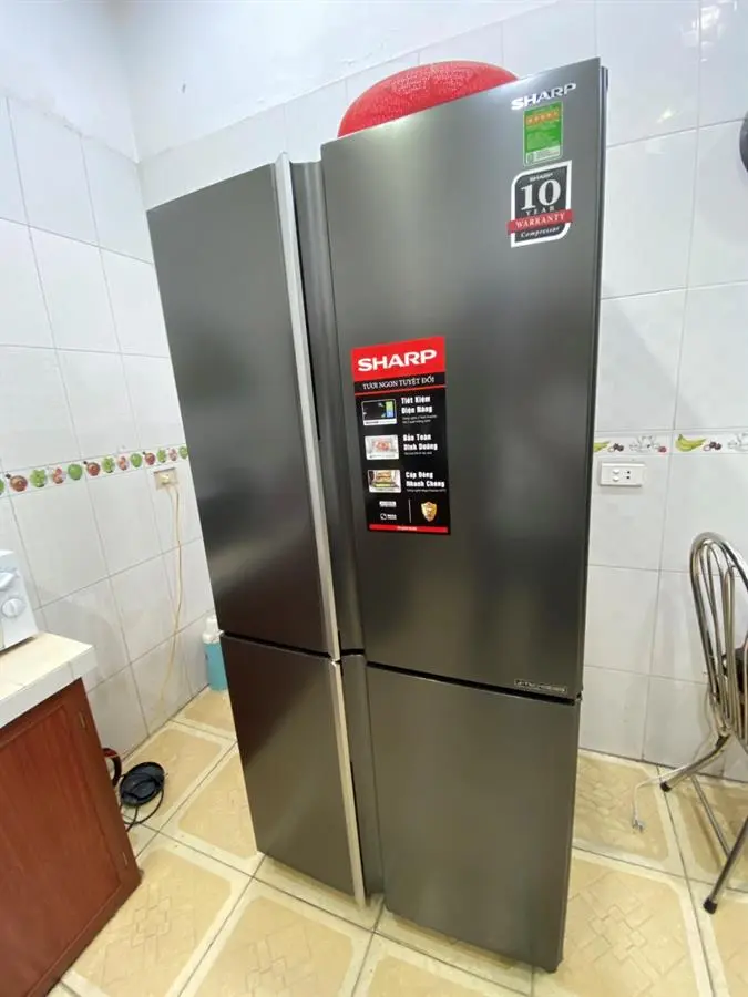 Khách hàng review Tủ lạnh Sharp Inverter 572 lít Multi Door SJ-FX640V-SL 3