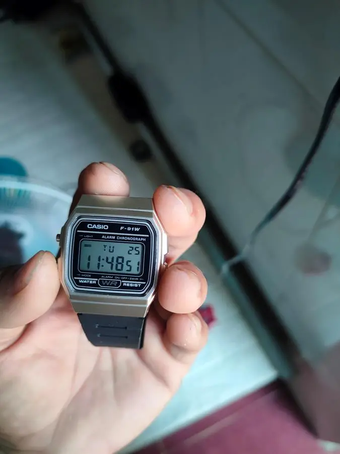 Khách hàng review Đồng hồ CASIO Timeless 33 mm Unisex F-91WM-7ADF 2