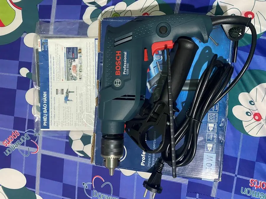 Khách hàng review Máy khoan động lực điện Bosch GSB 550 550W 2