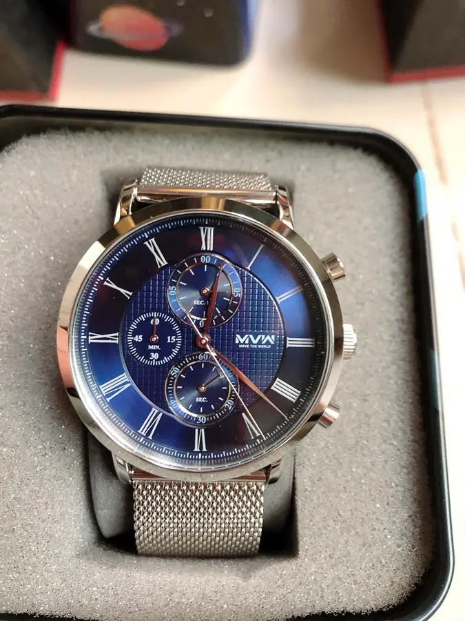 hách hàng review Đồng hồ MVW Sport 43 mm Nam MS048-01 6