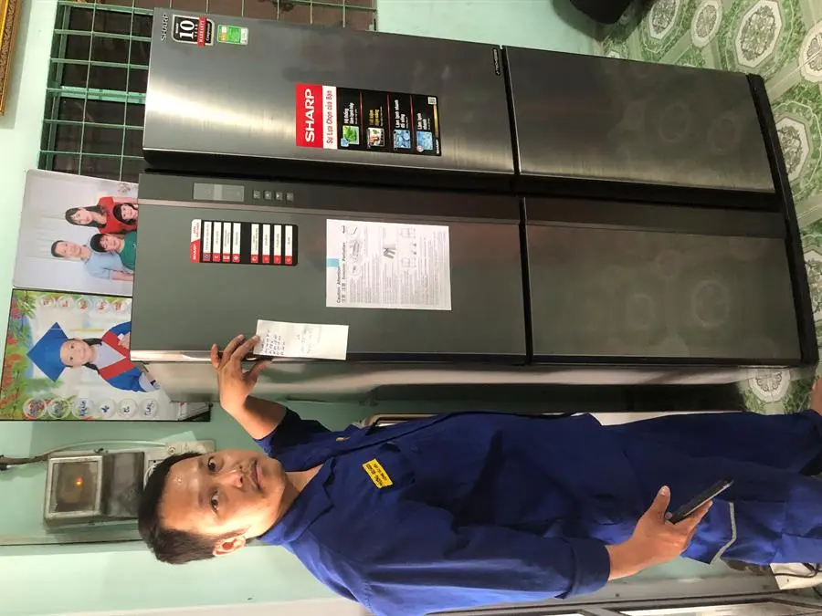 Khách hàng review Tủ lạnh Sharp Inverter 556 lít SJ-FX630V-ST 1