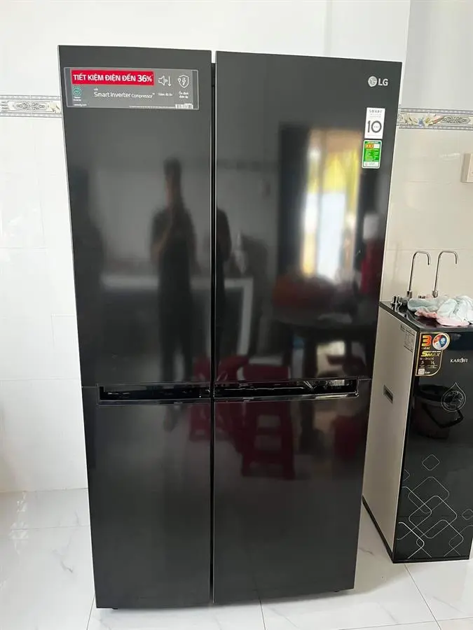 Khách hàng review Tủ lạnh LG Inverter 649 lít Side By Side GR-B257WB 4