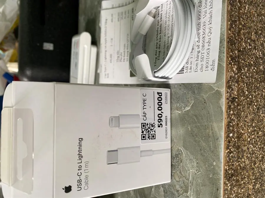 Khách hàng review Cáp sạc nhanh và truyền dữ liệu Type-C - Lightning 87W 1m Apple 11