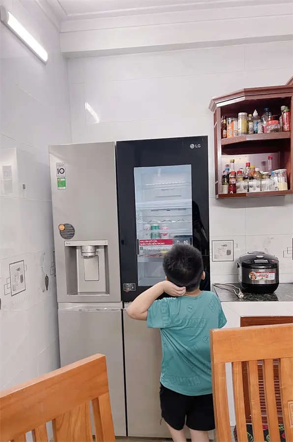 Khách hàng review Tủ lạnh LG Inverter 635 lít Side By Side InstaView Door-in-Door GR-X257JS 1