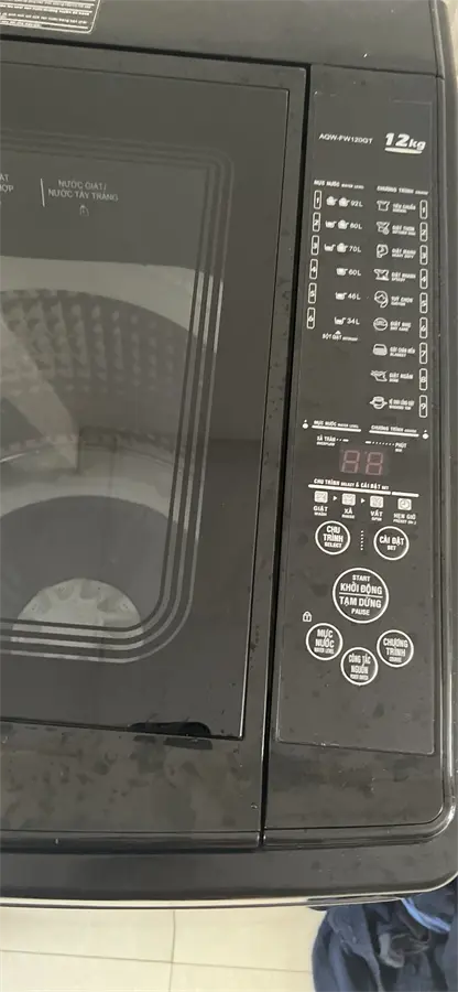 Khách hàng review Máy giặt Aqua 12 kg AQW-FW120GT.BK 1
