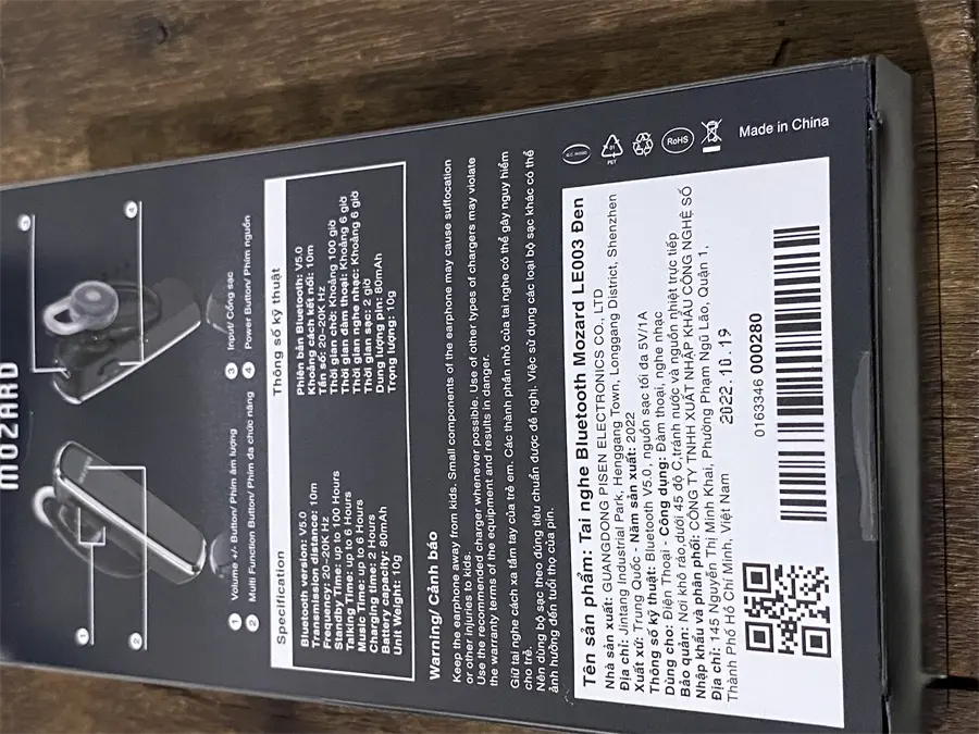 Khách hàng review Tai nghe Bluetooth 1 Bên Mozard LE003 4