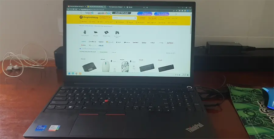 Khách hàng review Laptop Lenovo ThinkPad E15 Gen 4 i7 1260P/16GB/512GB/Win11 (21E600CPVN) 1