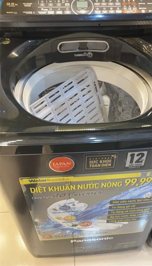 Khách hàng review Máy giặt Panasonic Inverter 9.5 Kg NA-FD95V1BRV 12