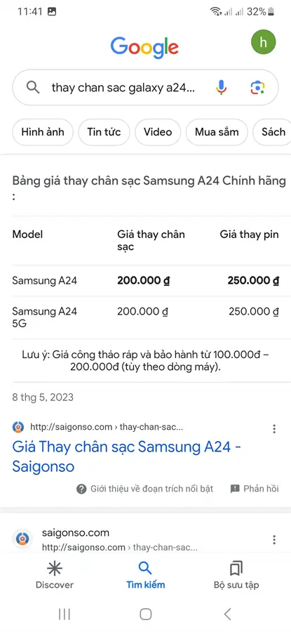 Khách hàng review Điện thoại Samsung Galaxy A24 8GB/128GB 10
