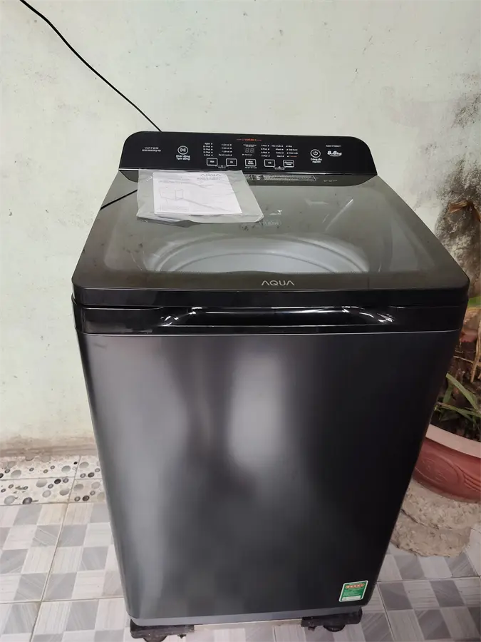 Khách hàng review Máy giặt Aqua 8.8 kg AQW-FR88GT.BK 16