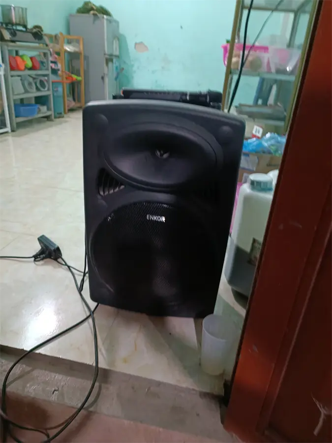 Khách hàng review Loa kéo Bluetooth Karaoke Enkor L1218K Đen 16W 1