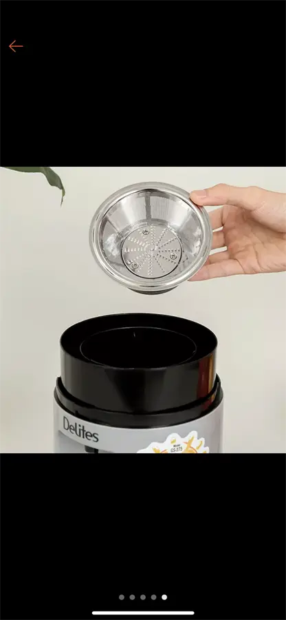 Khách hàng review Máy ép trái cây Delites GS-375 8