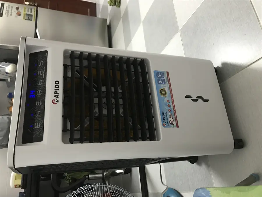 Khách hàng review Quạt điều hòa Rapido 3000D 40W 7