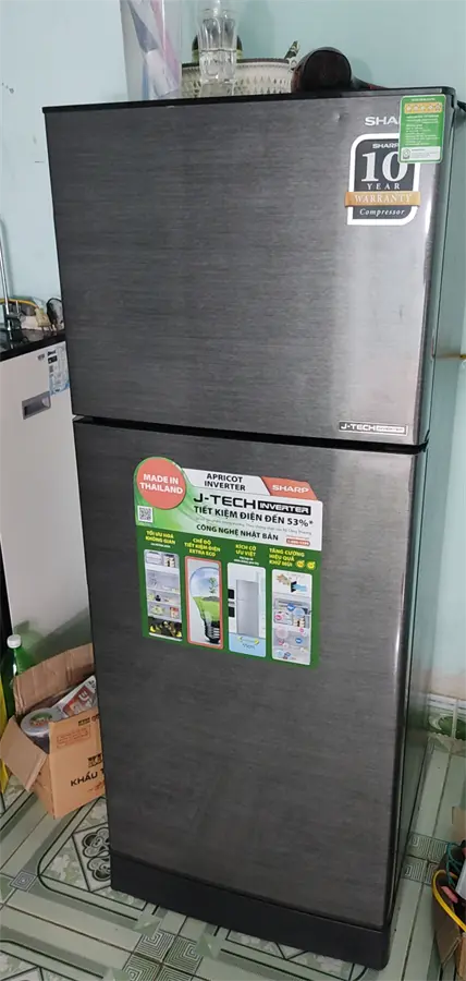 Khách hàng review Tủ lạnh Sharp Inverter 182 lít SJ-X201E-DS 1
