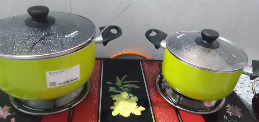 Khách hàng review Bộ 3 nồi nhôm chống dính nắp kính Kangaroo KG993MX 7