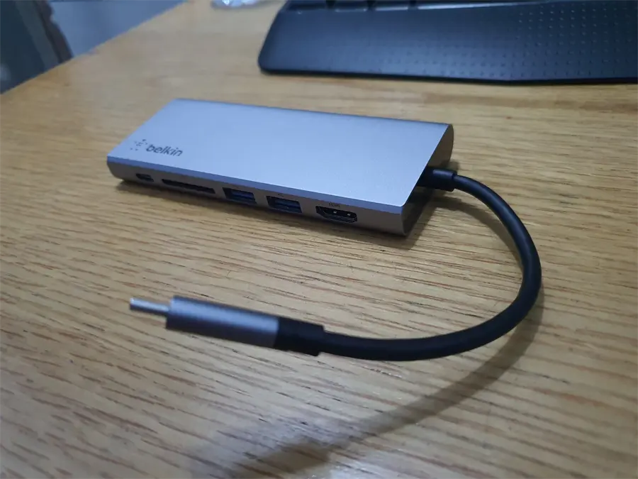 Khách hàng review Adapter chuyển đổi Type C 6 in 1 Belkin F4U092 3