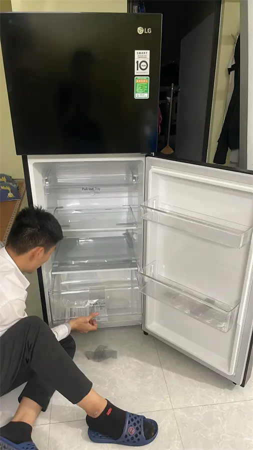 Khách hàng review Tủ lạnh LG Inverter 217 lít GV-B212WB 56