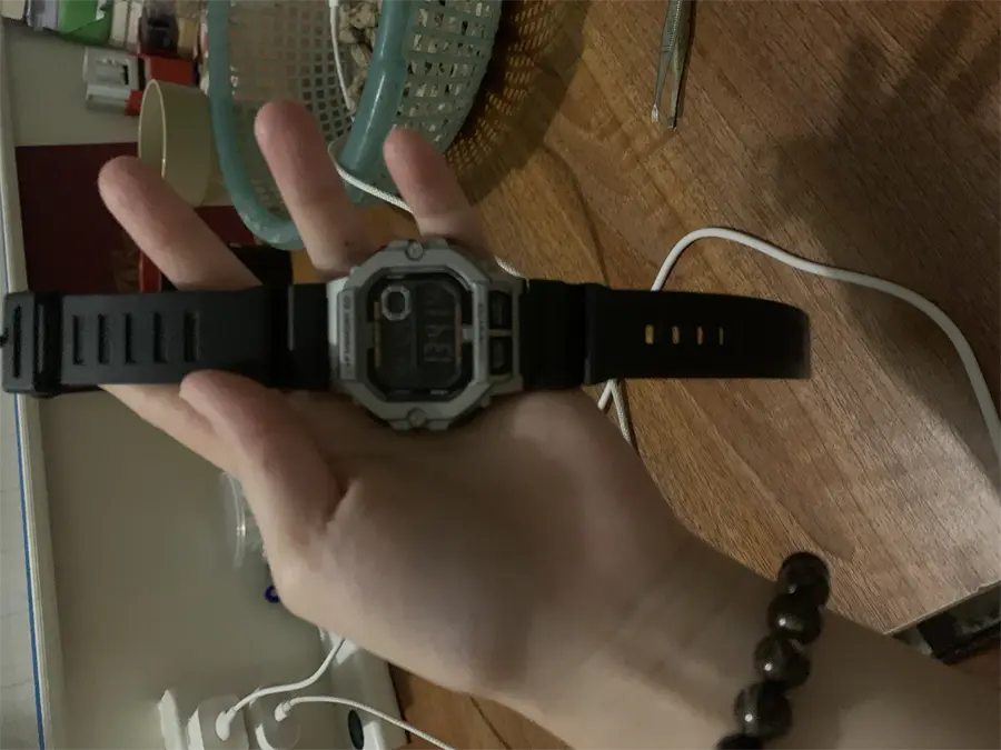 Khách hàng review Đồng hồ Casio Timeless 44.5 mm Nam WS-1400H-1BVDF 4