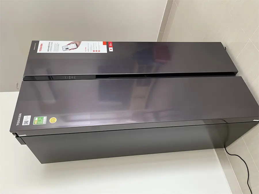 Khách hàng review Tủ lạnh Toshiba Inverter 460 lít Side By Side GR-RS600WI-PMV(37)-SG 18